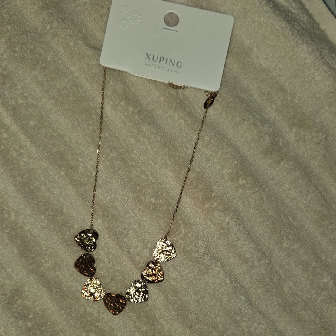 Ping Gold And Silver Heart Charm Necklace